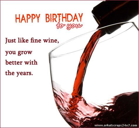 Happy Birthday Toasts With Red Wine For A Nice Day Nice Wishes