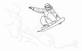 Snowboard Jazda Coloring Kolorowanka Druku Malowankę Wydrukuj Drukowanka Transporte sketch template