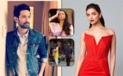 viral video deepika padukone and vikrant massey shoot for a scene in
