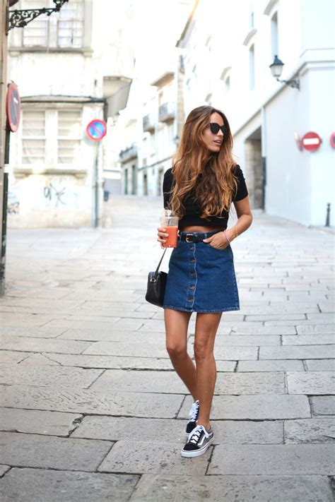 These Denim Skirt Outfits Will Make You Become A Headturner Just The