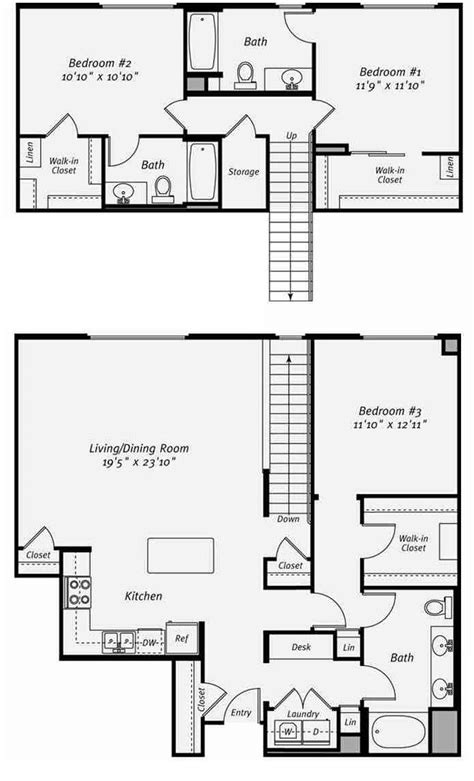 pin  lauren smith   floors  bedrooms livingdining room floor plans closet kitchen