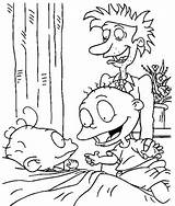 Rugrats Coloring Tommy Pages Dil Brother Little Seeing Happy His Colorluna Color Sheets Getcolorings sketch template