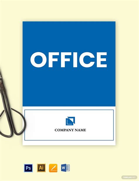 printable office door signs template printable templates