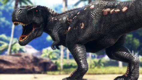 tyrannosaurus rex dinosaur video game ark survival evolved hd