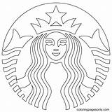 Starbucks sketch template