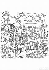 Coloring Zoo Pages Coloring4free Print Related Posts Books sketch template