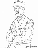 Gaulle President Colorier Gaulles Hellokids Tableau Président Choisir sketch template