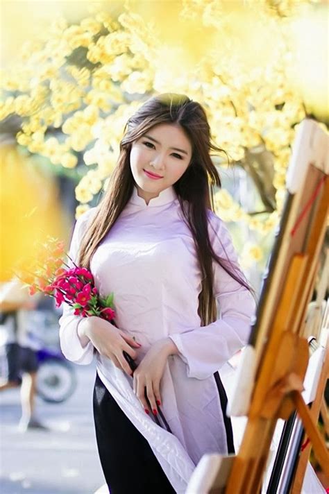 Những Hình ảnh Hot Girl đẹp Duyên Dáng Trong Tà áo Dài Việt Nam Thư