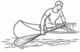 Paddle Clipart Boat Canoe Clip Oar Coloring Boating Cliparts Collaboration Clipground Recreation Outline Library Canoeing Webstockreview Template Index sketch template