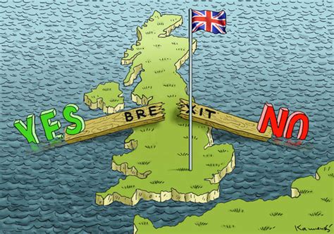 brexit von marian kamensky politik cartoon toonpool