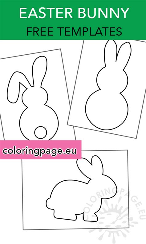 bunny templates  print   images  easter chicks outline