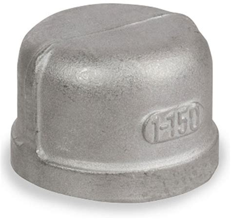 Smith Cooper Cast 150 Stainless Steel 1 8 In Cap Fitting Threaded