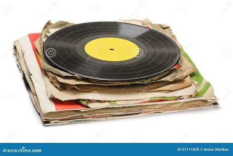 records stock photo image  paper hobbies obsolete