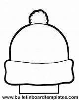 Hat Clipart Snow Winter Coloring Hats Pages Board Template Bulletin Christmas Google Templates Colouring Clipground Snowflake Paper Pt Kindergarten sketch template