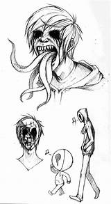 Jack Eyeless Creepy Creepypasta Drawings Dark Things Anime Sketches Scary Drawing Coloring Jeff Pages Killer Stories Pins Cool Kidneys Likes sketch template