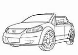 Suzuki Coloring Pages Makai Color Spyder Mitsubishi Eclipse Cars Nissan Hybrid Altima Printable Main Drawing Convertible Puzzle Wheeler Popular Supercoloring sketch template