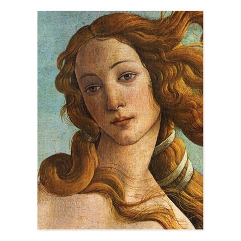 Birth Of Venus Botticelli 1486 Postcard História Da Arte Ideias