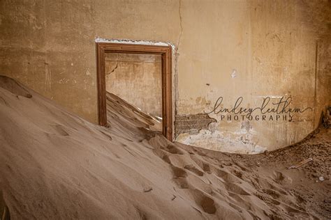 Ghost Town Sand Filled Room Doorway Abstract Art Ghost Town