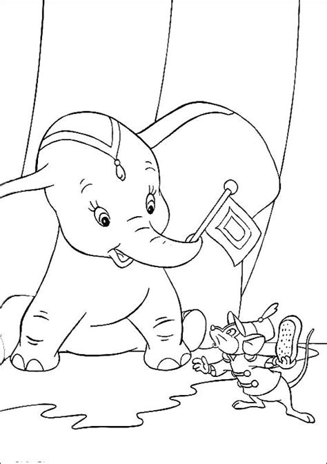 dumbo  mouse coloring pages riscos  pintura desenhos bonitos