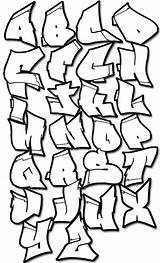 Graffiti Abecedario sketch template