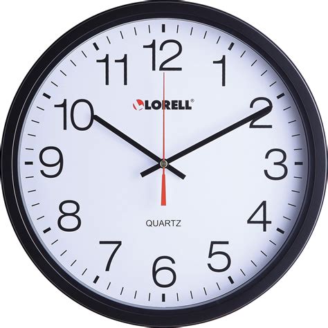 home office supplies general supplies clocks wall clocks lorell   slimline