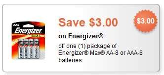 hot  energizer battery coupon passion  savings