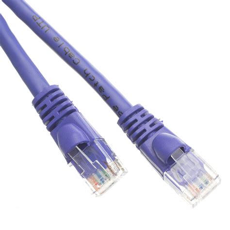 snagless ft cate purple ethernet patch cable