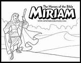 Bible Coloring Pages Miriam Heroes Moses School Sunday Kids Story Activities Faith Hero Children Crafts Sellfy Cloud Following Visit God sketch template