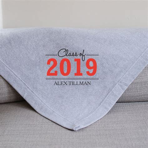 personalized graduation fleece blanket giftsforyounow