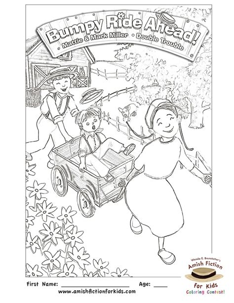 coloring pages  kids   amish fiction  kids site amish