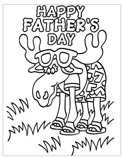 printable fathers day coloring sheets  cute  minute idea
