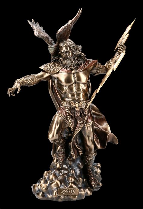 grosse zeus figur griechischer goettervater mit adler wwwfiguren shopde