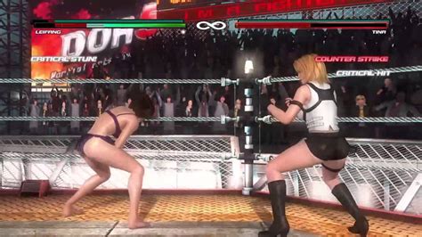 dead or alive 5 last round tag team match lei fang and ayane vs tina