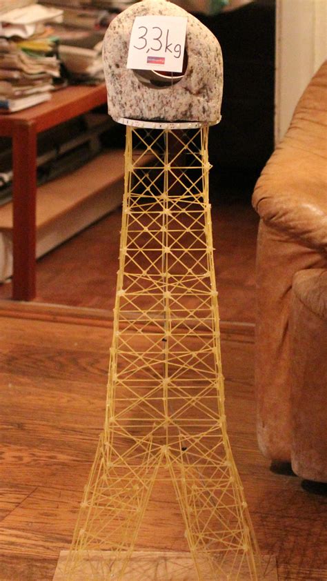 structural integrity of a spaghetti eiffel tower imgur