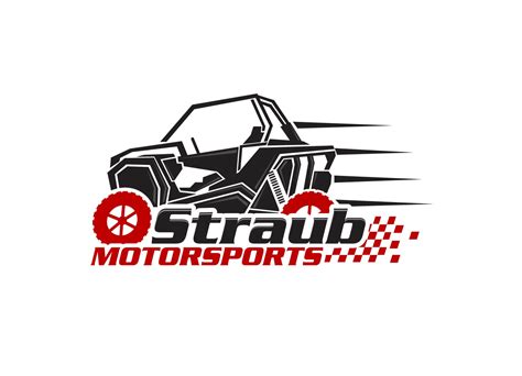 bold modern racing logo designs  straub motorsports  racing business  united states