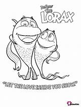 Lorax Seuss Humming Bubakids Gil Finn Kolorowanki Coloring4free sketch template