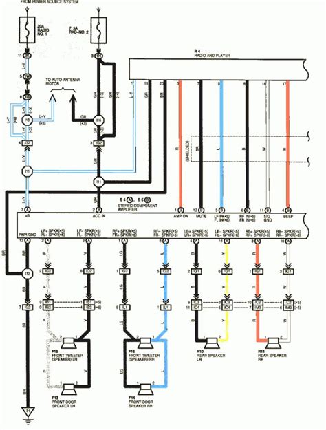 toyota jbl amplifier wiring diagram toyota toyota camry diagram