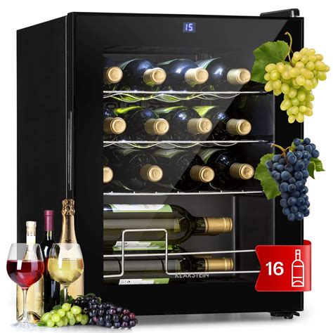 buy klarstein  standing wine cooler fridge single zone wine fridge