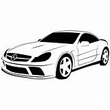 Mercedes Benz Clipart Vector Sl Car Silhouette Bmw Carro Carros Coloring Pages Clip Desenhos Cars Race Shmector Sketchy Traced Luxo sketch template