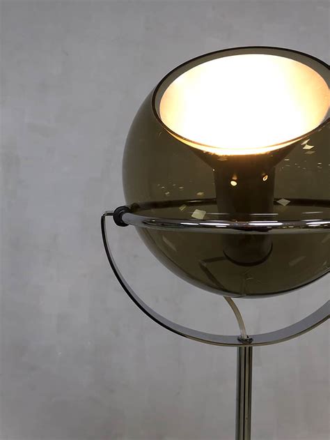 vintage dutch design globe floor lamp vloerlamp frank ligtelijn raak