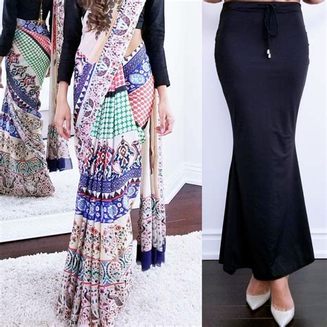 saree silhouette mermaid saree shapewear sari petticoat skirt