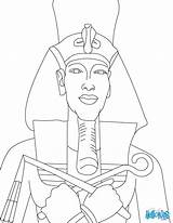 Pharaoh Akhenaten Coloring Drawing Pages Egyptian Egypt Drawings Color Ancient Egipto Dibujo Colouring Antiguo Con Choose Board Print sketch template