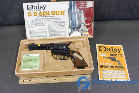 Daisy Bb Six Gun Model 179 Bb Cal 4 5mm Steel Air Gun Shot