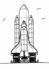 Shuttle Navette Spatiale Spazio Hugolescargot Rocket Spaceship sketch template