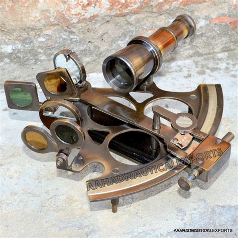 6 5 inch brass sextant antique sextant kelvin hughes black sextant astrolabe ebay