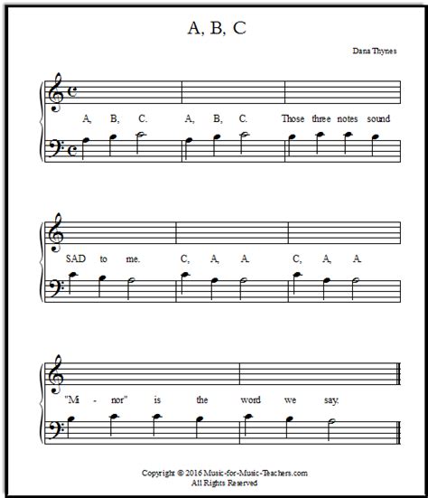 piano key notes  easy  beginners