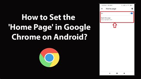 set  home page  google chrome  android youtube