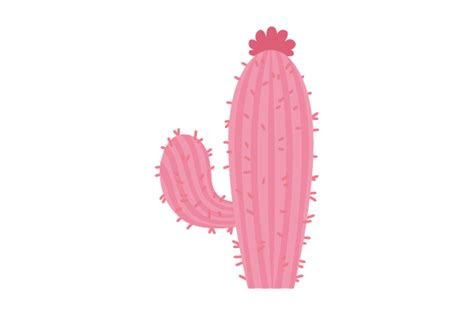 pink cactus svg cut file  creative fabrica crafts creative fabrica