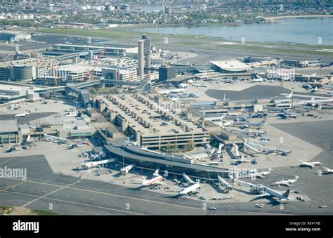 logan airport boston massachusetts stock photo alamy