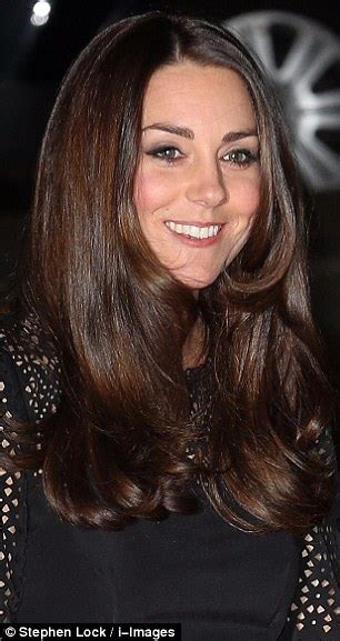 duchess of cambridge kate middleton shows off darker hair at charity event daily mail online